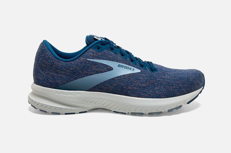 Brooks Launch 7 - Mens Road Running Shoes - Blue (54207TVAP)